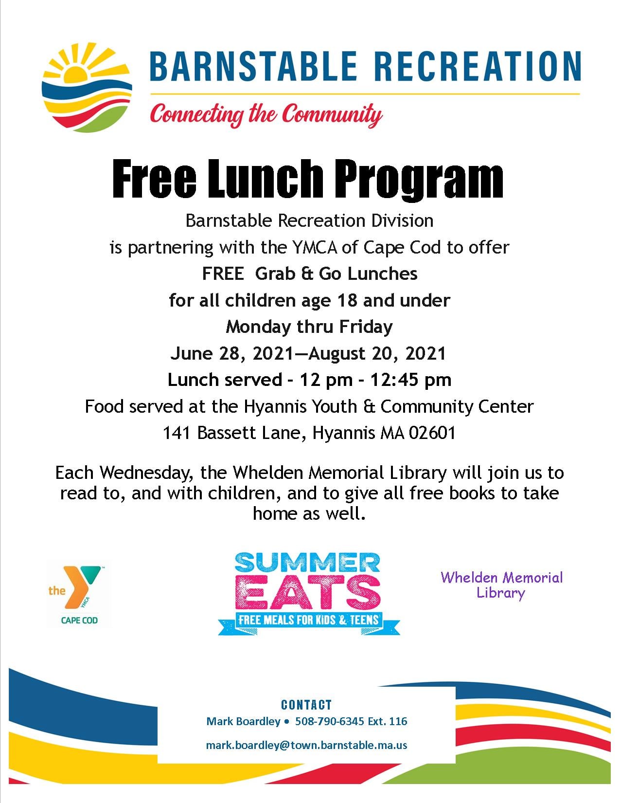 Summer Free Lunch Flyer