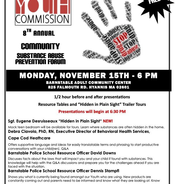 8TH ANNUAL COMMUNITY SUBSTANCE ABUSE PREVENTION FORUM