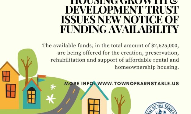 Barnstable Affordable Housing Growth & Development Trust Issues New Notice of Funding Availability