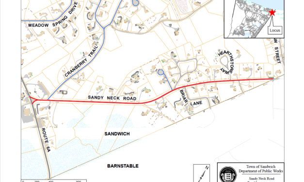 Town of Sandwich Road Work – Sandy Neck Road – Beginning 10/12/2022