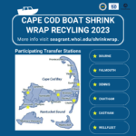 Cape Cod Boat Owners Benefit from Expansion of Successful Boat Shrink Wrap Recycling Program for 2023