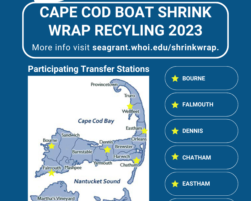 Cape Cod Boat Owners Benefit from Expansion of Successful Boat Shrink Wrap Recycling Program for 2023
