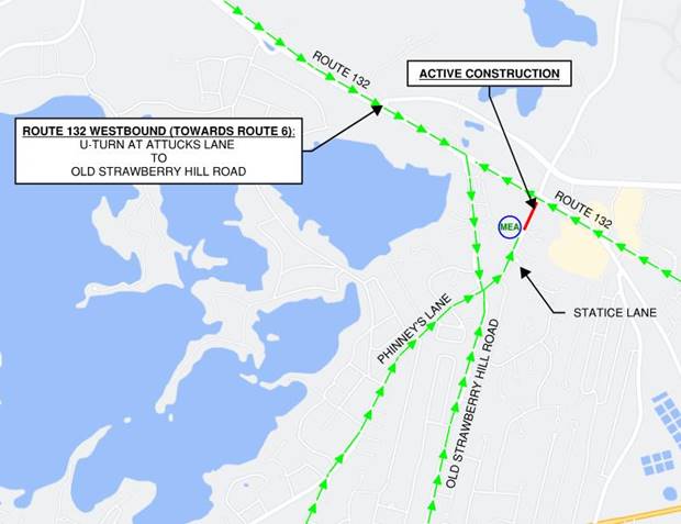 Strawberry Hill Road Sewer Expansion Project Access to Marine & Environmental Affairs Building @ 1189 Phinney’s Lane