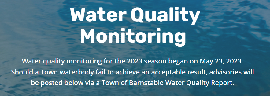 2023 Water Quality Monitoring