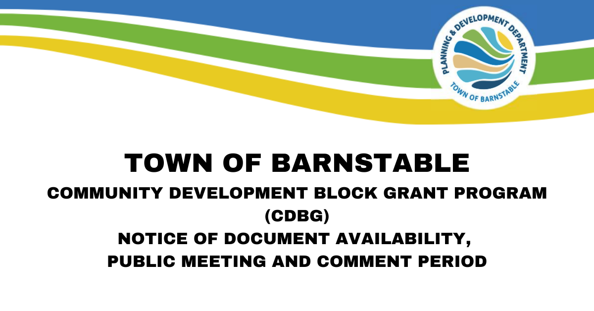 Community development block grant program (CDBG) notice of document availability, public meeting and comment period