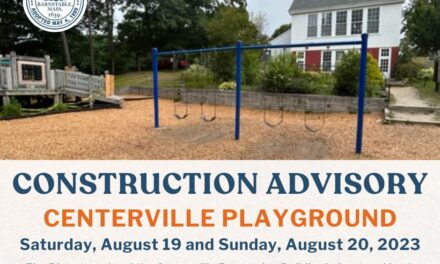 Construction Advisory – Centerville Playground