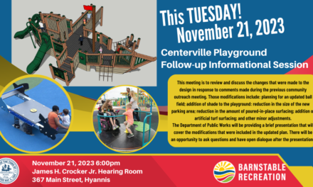 Centerville Playground Follow-up Informational Session