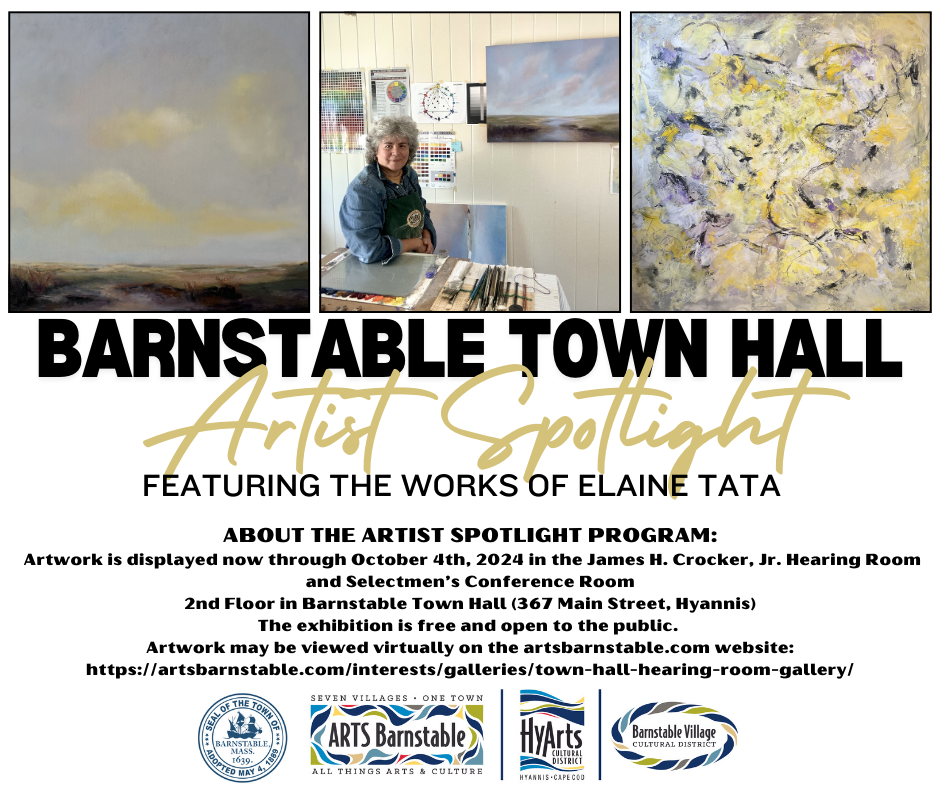 Barnstable Town Hall Artist Spotlight – July 8 through October 4, 2024