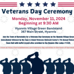 Veterans Day Activities in the Town of Barnstable