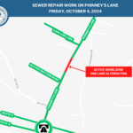 Sewer Repair Work on Phinney’s Lane – October 4, 2024