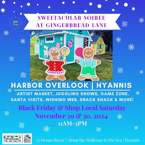 Celebrate the Holiday Season at the SWEETACULAR SOIREE AT GINGERBREAD LANE: A Free 2-day Holiday Event at the Harbor Overlook